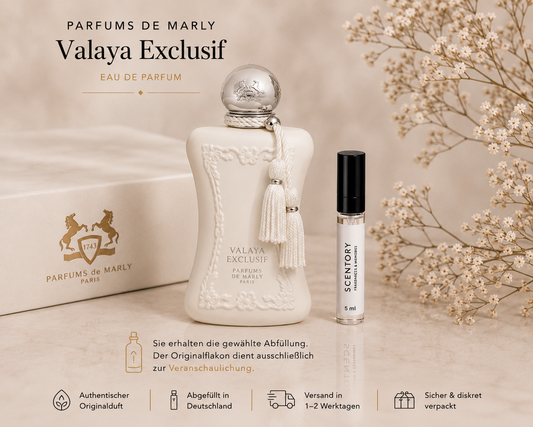 Parfums de Marly Valaya Exclusif Parfüm Abfüllung
