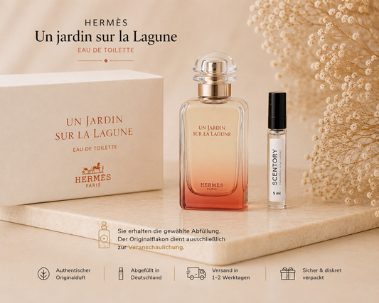Hermes Un Jardin sur la Lagune Parfüm Abfüllung