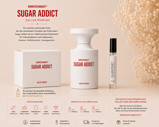 Borntostandout Sugar Addict Parfüm Abfüllung